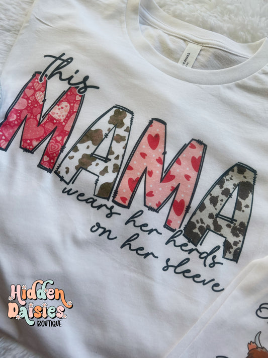 This Mama Wears Her Herd On Her Sleeve