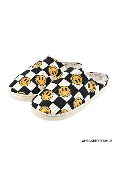 Checkered Slippers