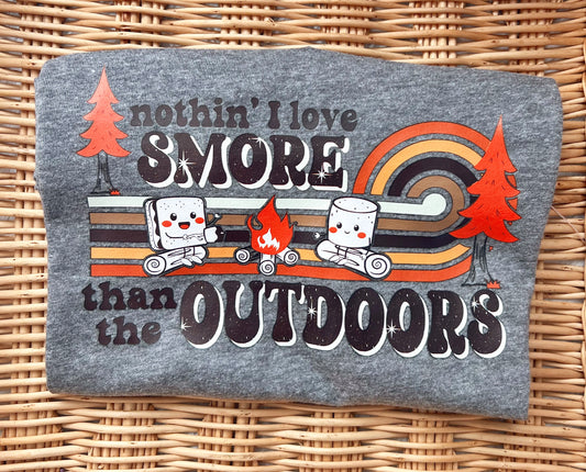 Nothin’ I Love Smore Than The Outdoors Shirt